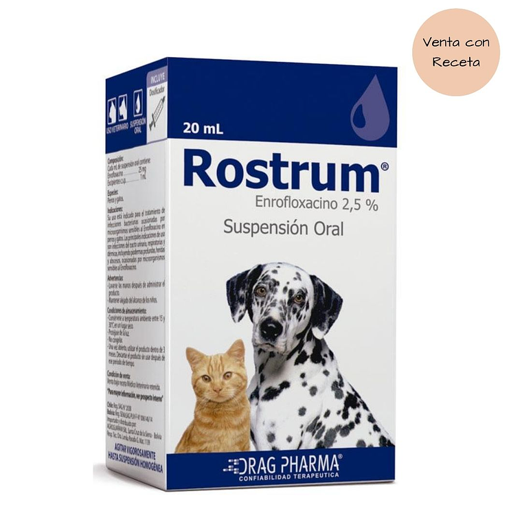 ROSTRUM® 2,5% - Suspensión Oral 20 ml  1