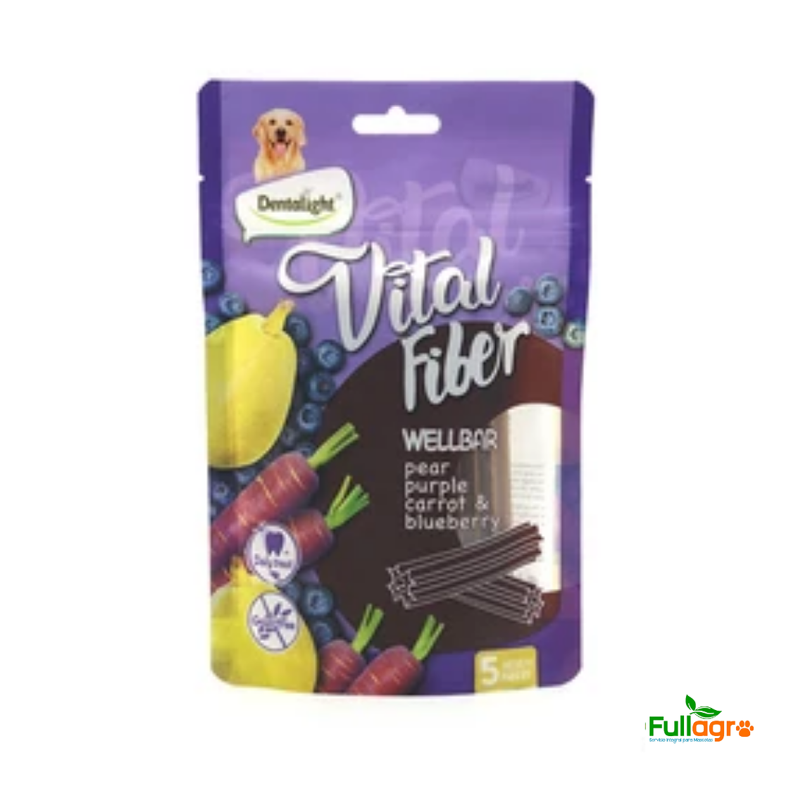 Snack Vital Fiber Pera y Betarraga 5 piezas 1