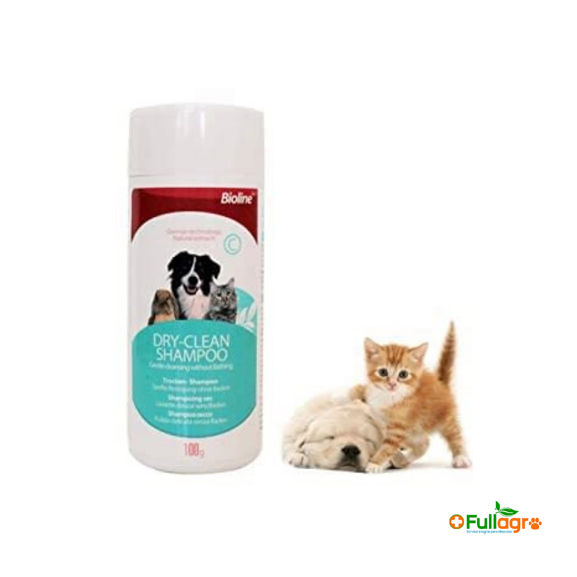 Shampoo en Seco para Perro y Gatos - 100 gr 1