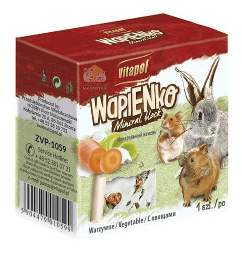 Bloque Mineral Roedores y Conejos vegetal XL