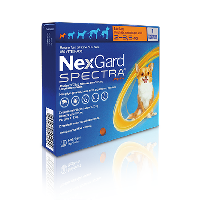 Nexgard SPECTRA Antiparasitario Masticable para perros 1