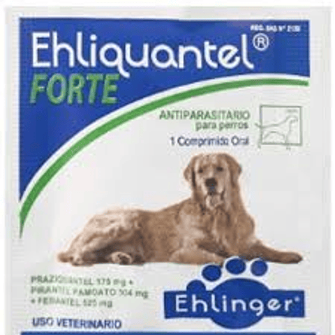 EHLIQUANTEL FORTE® comprimido oral hasta 35 Kg