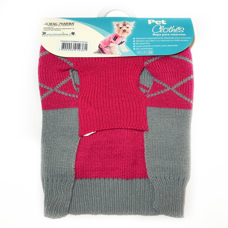 Chaleco con rombos  2