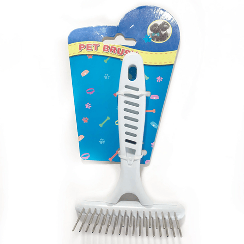 Rasqueta blanca pequeña para Perros