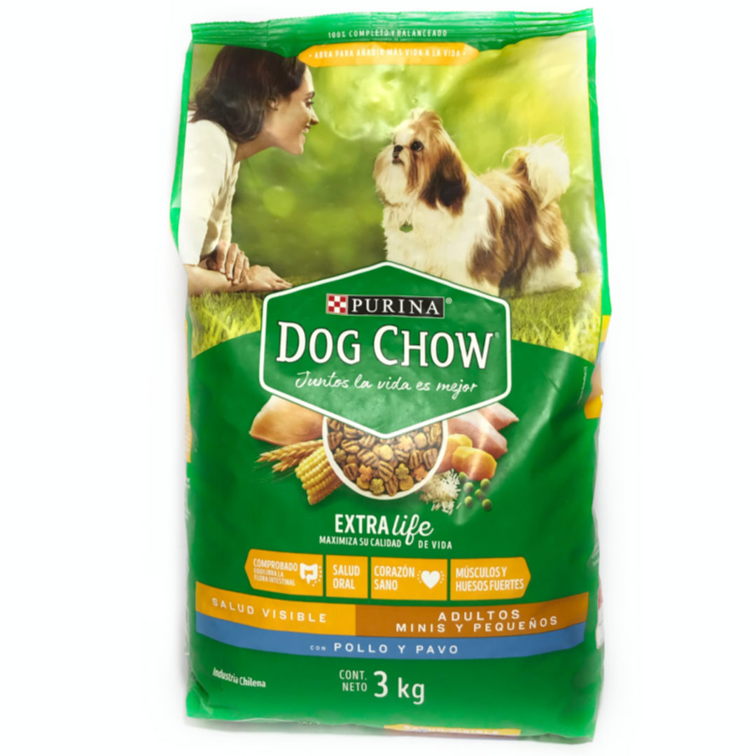 Dog Chow Adulto Minis y Pequeños 3 kg