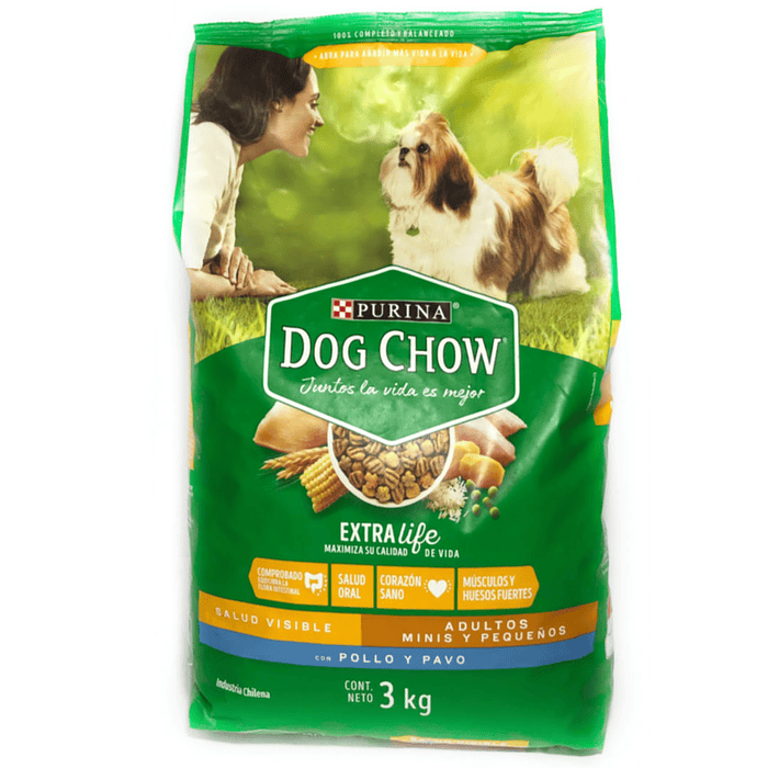 Dog Chow Adulto Minis y Pequeños 3 kg 1