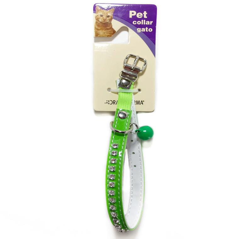 Collar gato c/piedras brillantes 3