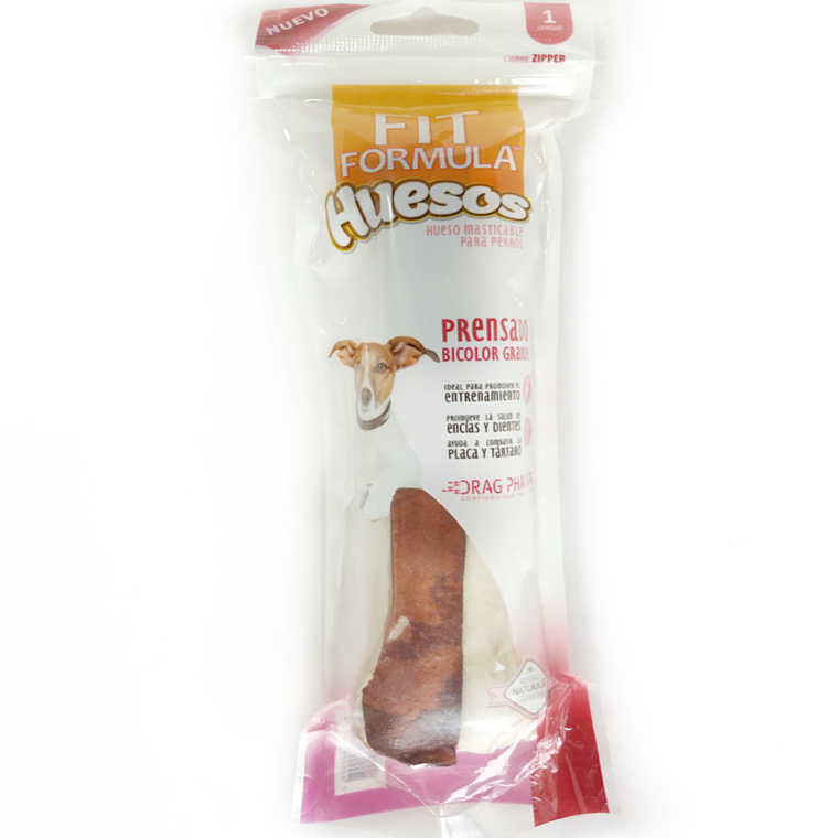 Hueso Prensado Bicolor Grande x 1 unid 1