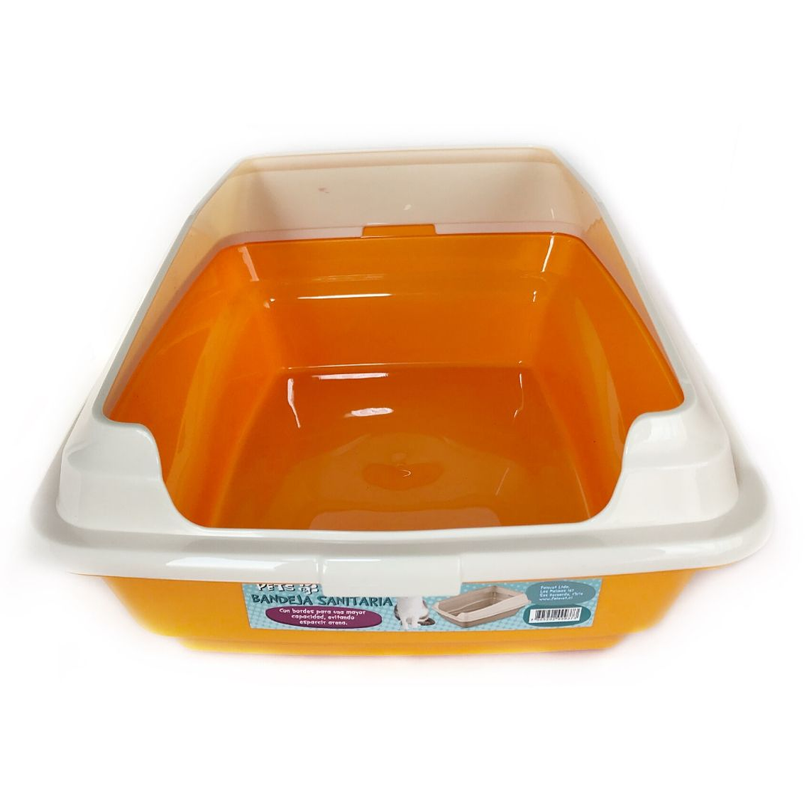 Bandeja sanitaria con borde desmontable 3