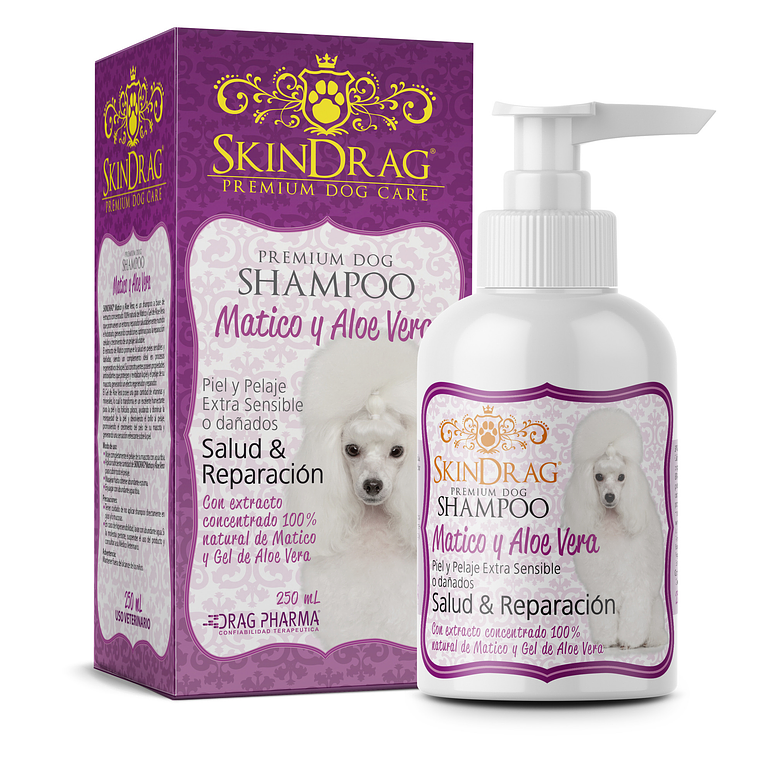 SKINDRAG® Mático y Aloe Vera - Shampoo 1