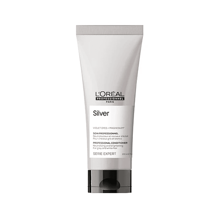 Acondicionador L'oréal Professionnel Serie Expert Silver Tubo Depresible 200ml  1
