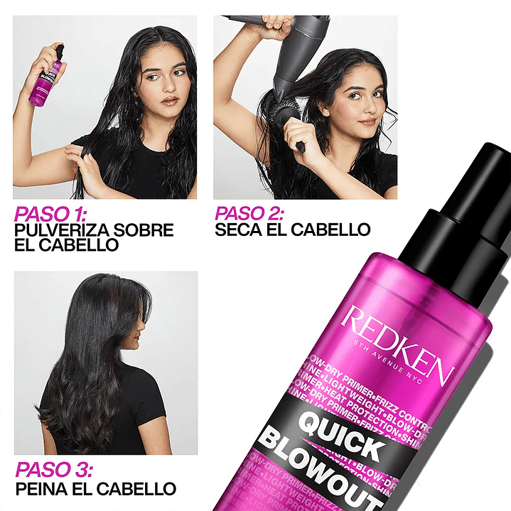 Spray Protector Térmico Y Secado Rápido Quick Blow Out 125Ml 2