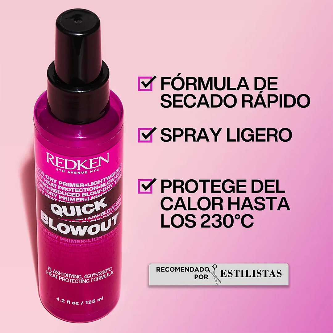 Spray Protector Térmico Y Secado Rápido Quick Blow Out 125Ml 3
