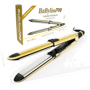 Babyliss Pro Plancha De Pelo Gold Profesional Optima 3000 Color Negro
