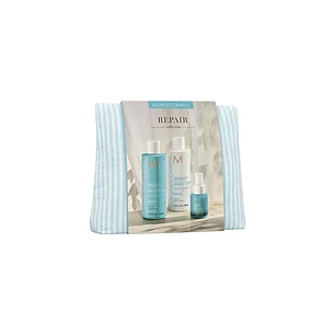 Set Spring Repair Shampoo 250ml + Conditioner 250ml + Leave In 50ml + Neceser Moroccanoil 