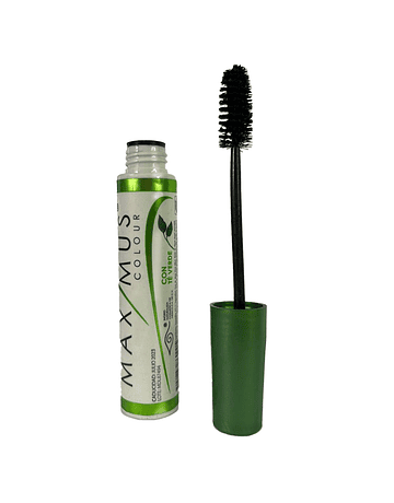 Mascara de Pestañas Maximus Colour - Té Verde - Color Negro