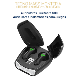 Auriculares Bluetooth S08 para Juegos