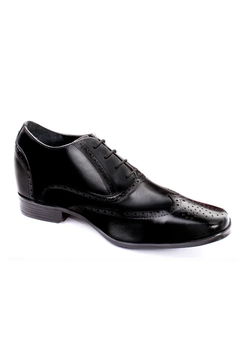 Zapato Brandi Negro Aumenta 7cm de Altura