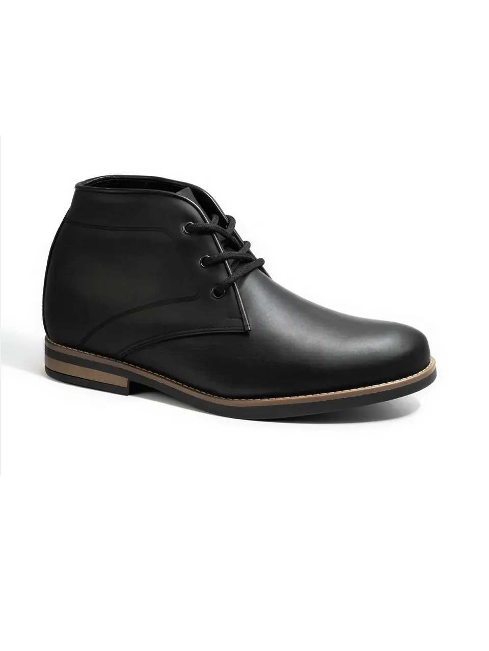 Botín Casual Casio Negro Aumenta +7cm de altura 1