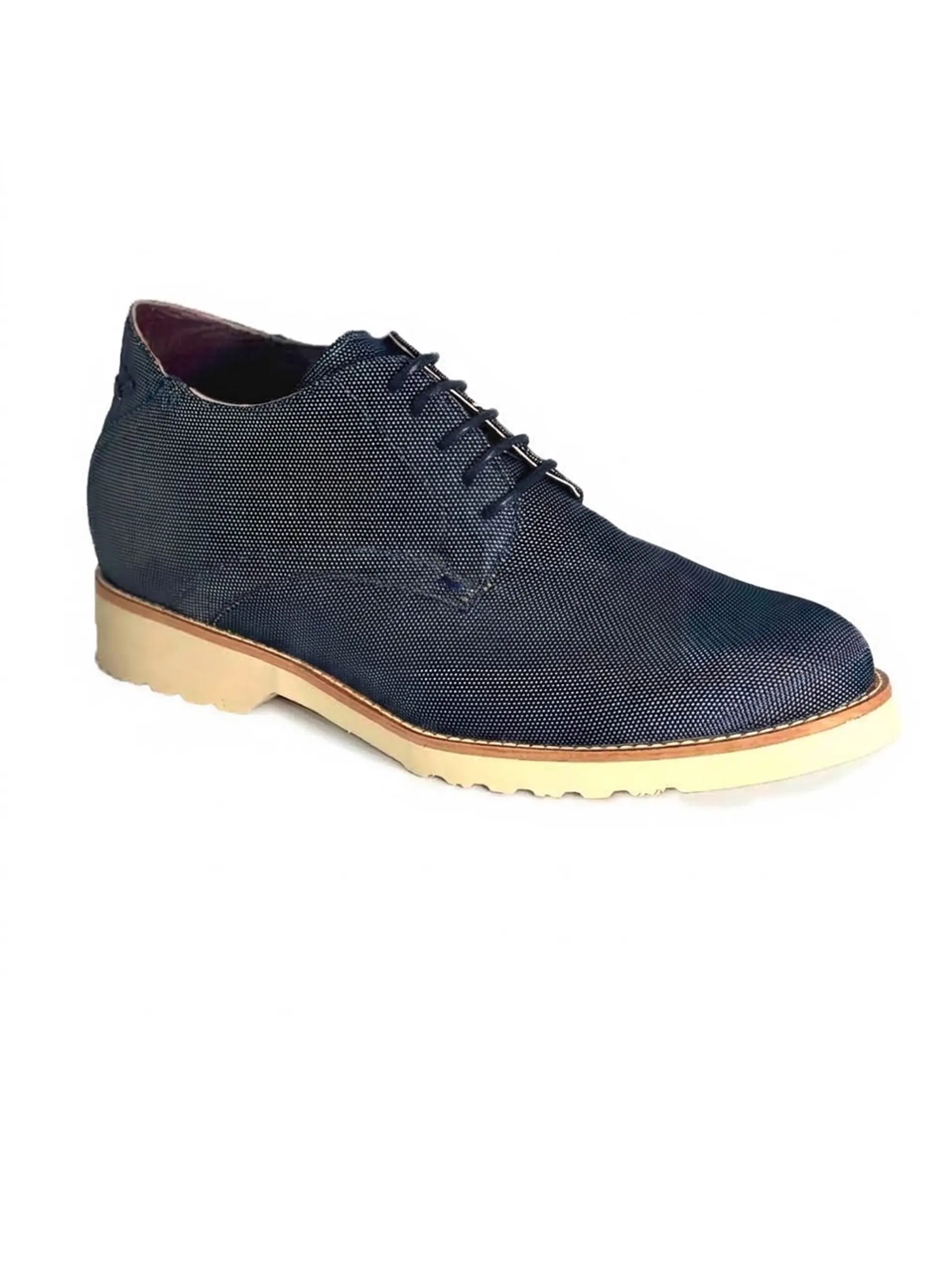 Zapato Casual Merum Azul Aumenta +8cm de Altura 1