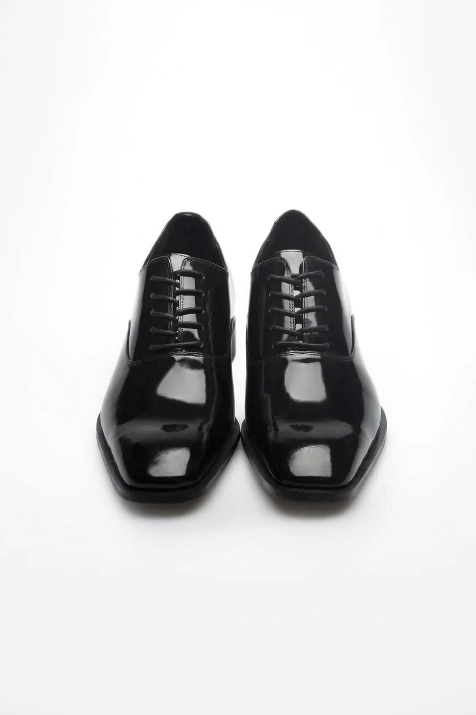Zapato Vito Charol Negro Aumenta +7cms de Altura 7