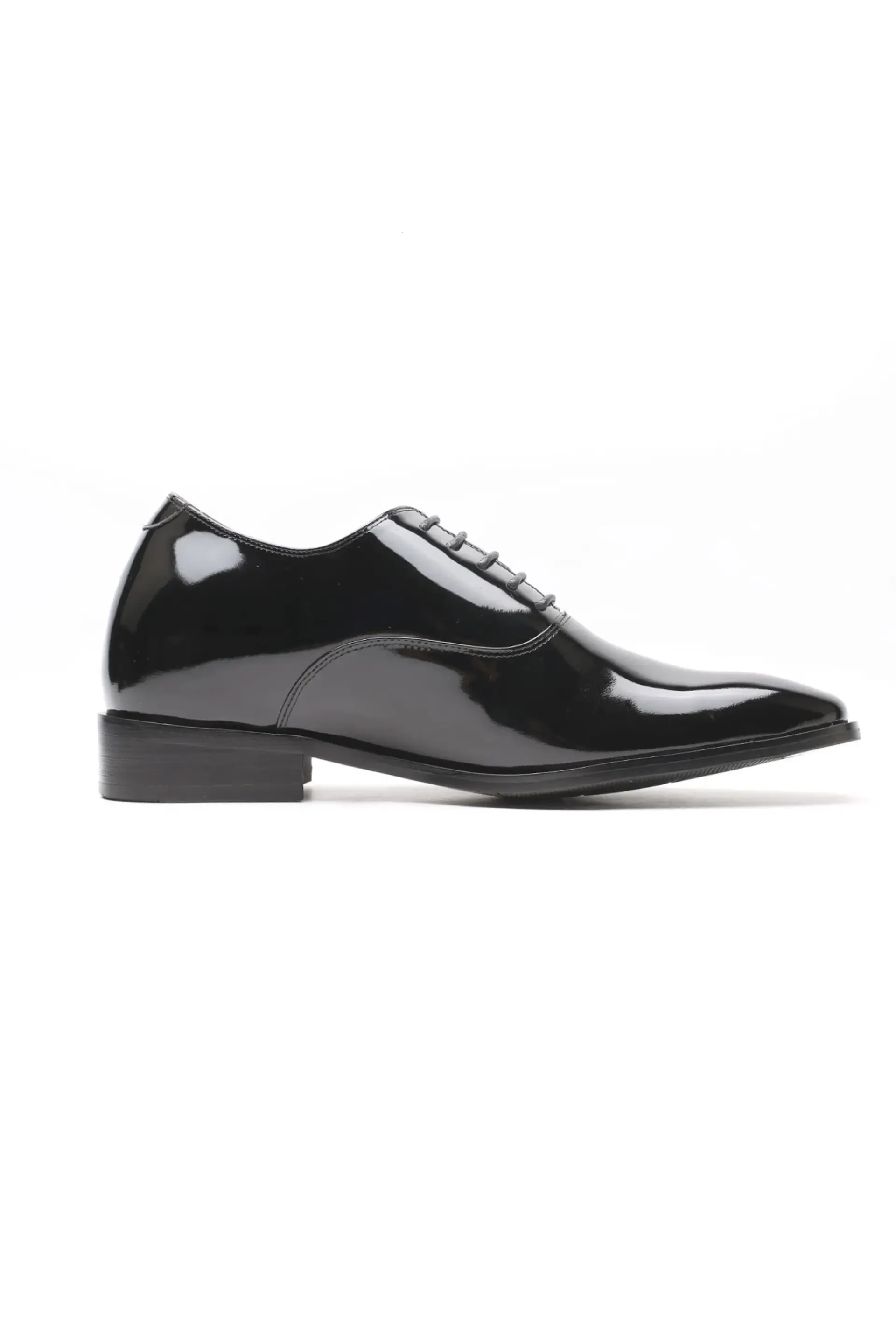 Zapato Vito Charol Negro Aumenta +7cms de Altura 3