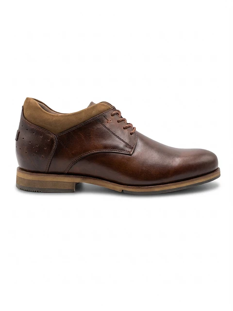 Zapato Casual Damian Café Oscuro Aumenta +8 cm de Altura