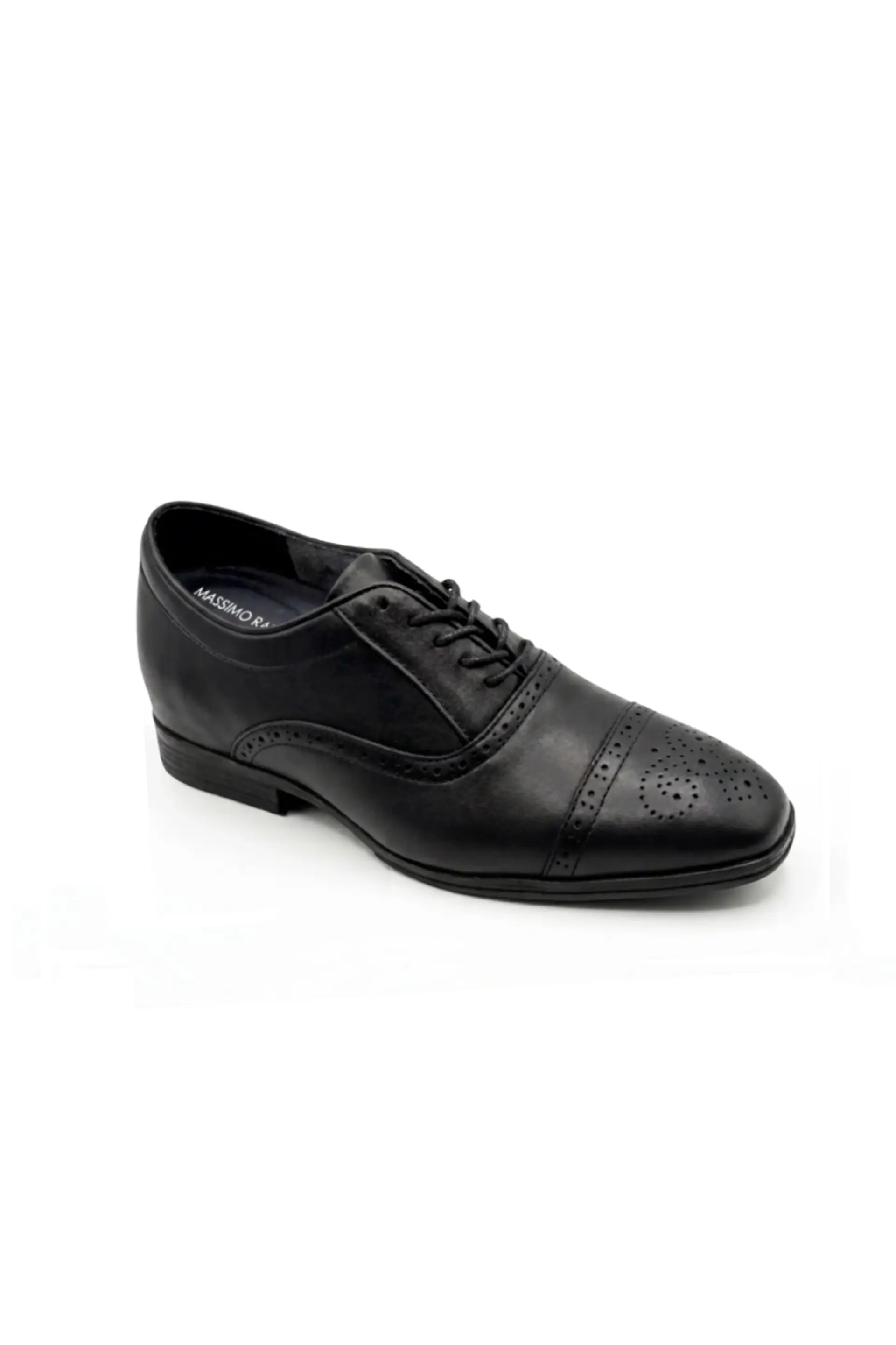 Zapato Raúl Negro Mate Aumenta +7cms de Altura 2