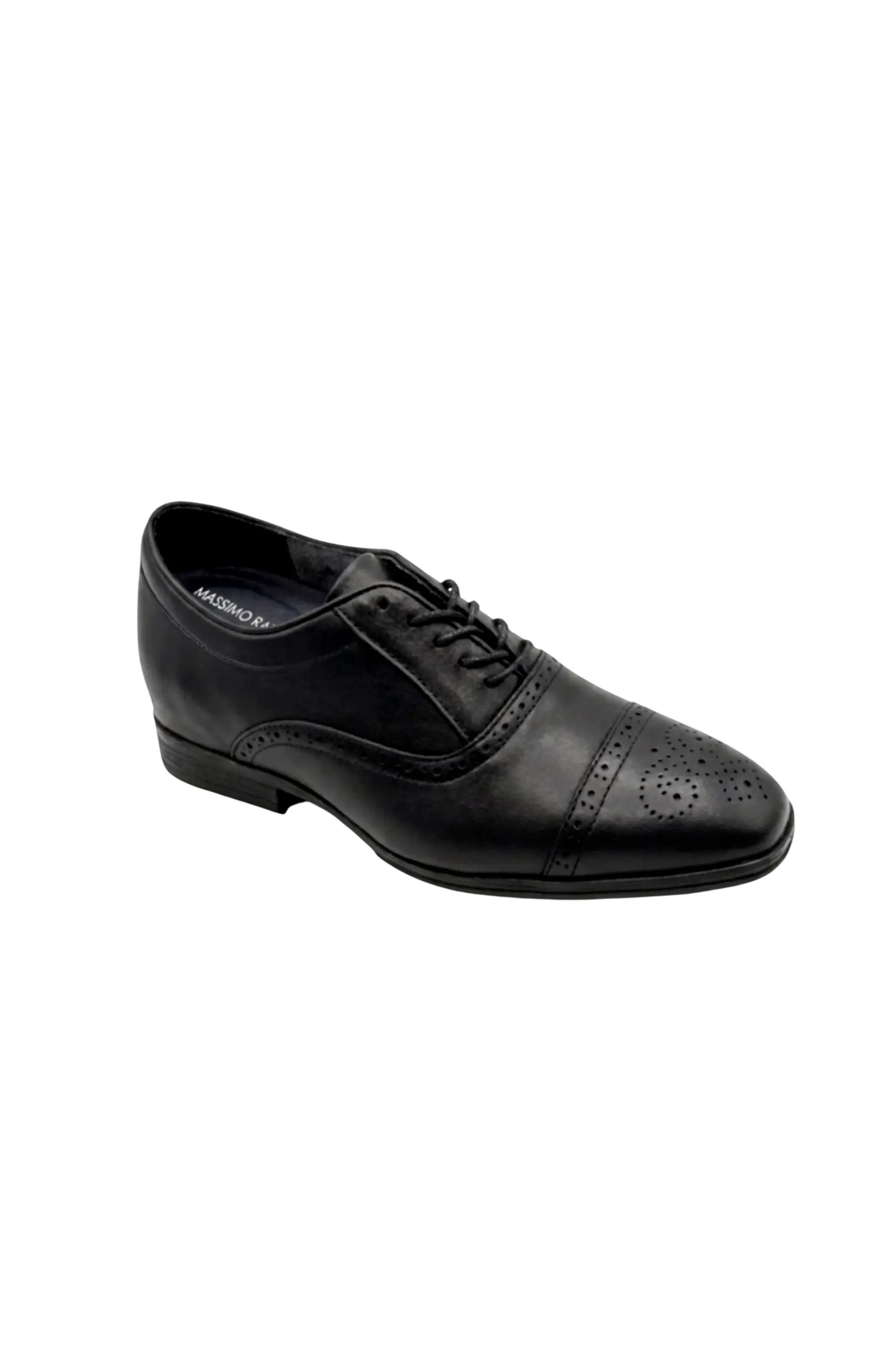 Zapato Raúl Negro Mate Aumenta +7cms de Altura 1