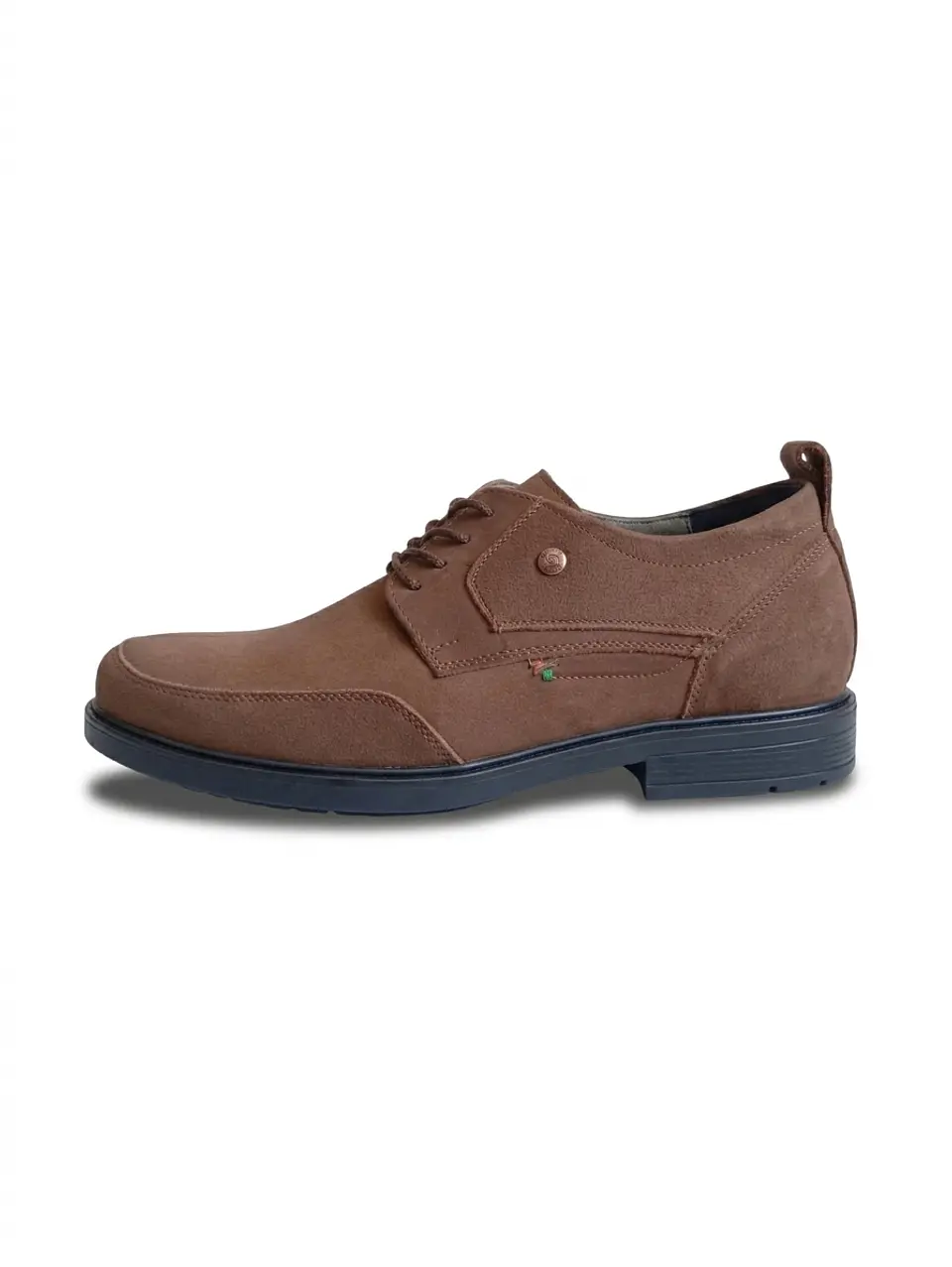 Zapato Casual Castel Café Nobuck Aumenta +8cm de Altura 2
