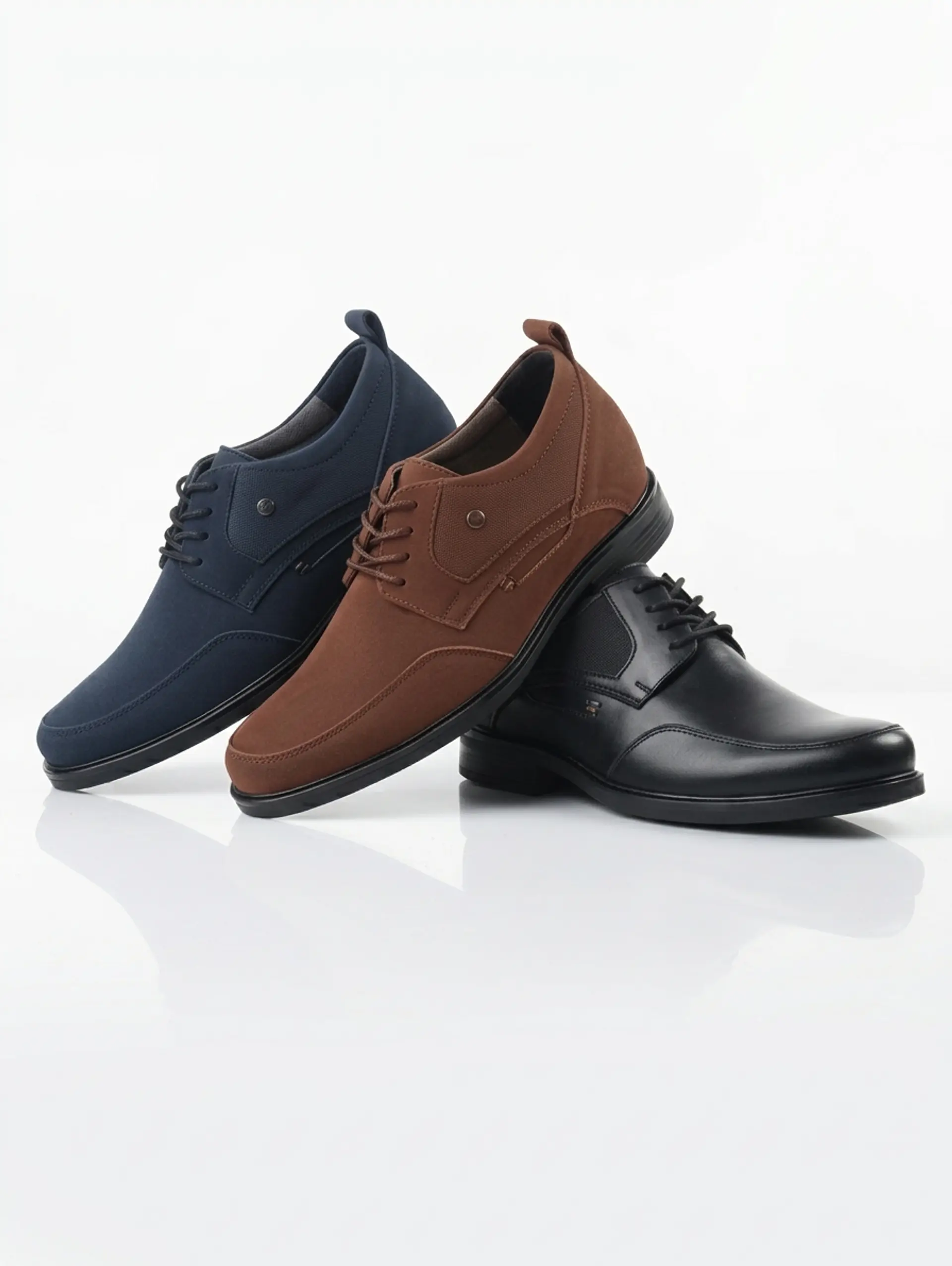 Zapato Casual Castel Café Nobuck Aumenta +8cm de Altura 8