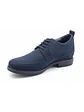 Zapato Casual Castel Nobuck Azul Aumenta 8cm de Altura - Miniatura 4