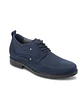 Zapato Casual Castel Nobuck Azul Aumenta 8cm de Altura - Miniatura 1