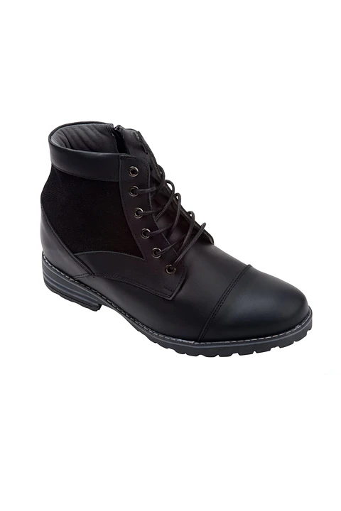 Bota Vibo Negro Aumenta 8cm de Altura