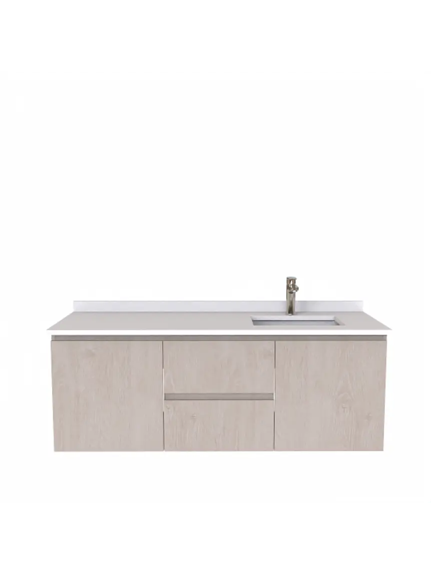 Mueble vanitorio Simple Aéreo  de 140 cm /  M2-1423 -APD / Provenzal 1