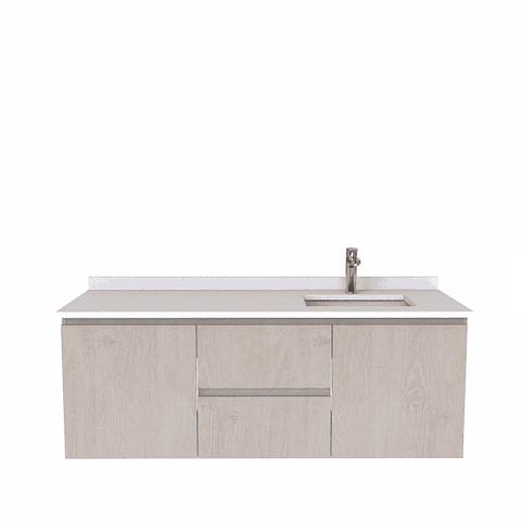 Mueble vanitorio Simple Aéreo  de 140 cm /  M2-1423 -APD / Provenzal