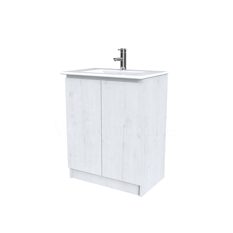 Mueble vanitorio al piso  de 60  cm con cubierta de loza M0-601  / Alaska