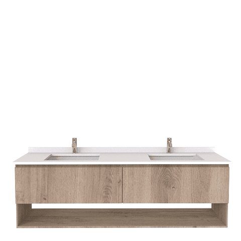 Mueble vanitorio Doble Aéreo  de 160 cm /  M9-1628 -DA / jerez