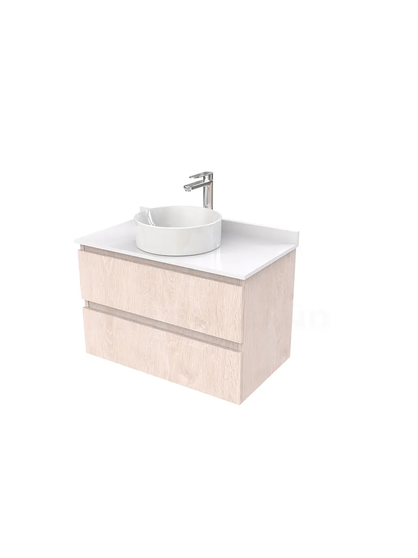 Mueble Vanitorio  para lavamanos sobreponer simple de 80 cm M2-830-SPA / provenzal 1