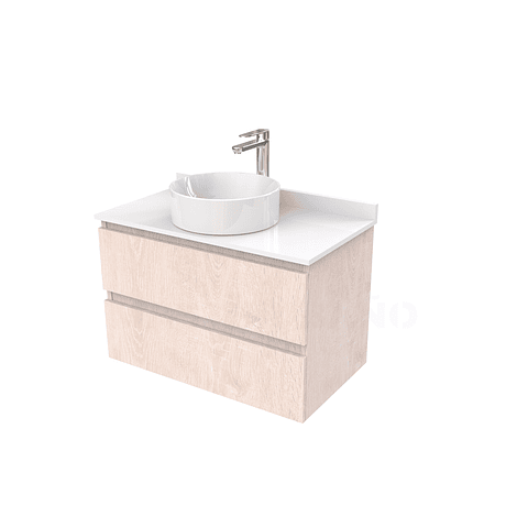 Mueble Vanitorio  para lavamanos sobreponer simple de 80 cm M2-830-SPA / provenzal