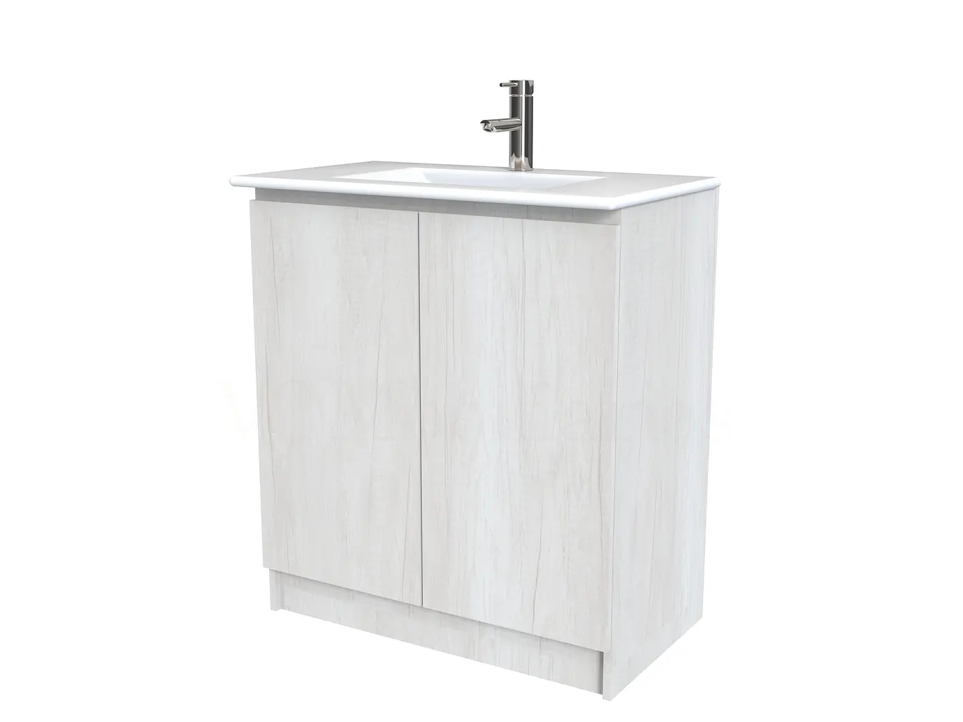 Mueble vanitorio al piso  de 90  cm con cubierta de loza M0-901  /  Toscana 1