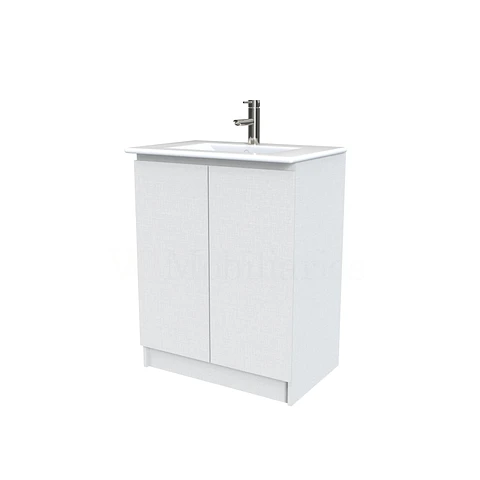 Mueble vanitorio al piso  de 60  cm con cubierta de loza M0-601  / Giorno