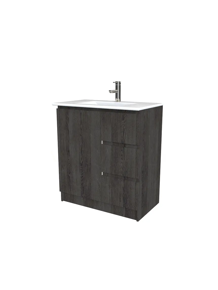 Mueble vanitorio al piso  de 70  cm con cubierta de loza M2-701  / Expresso 1
