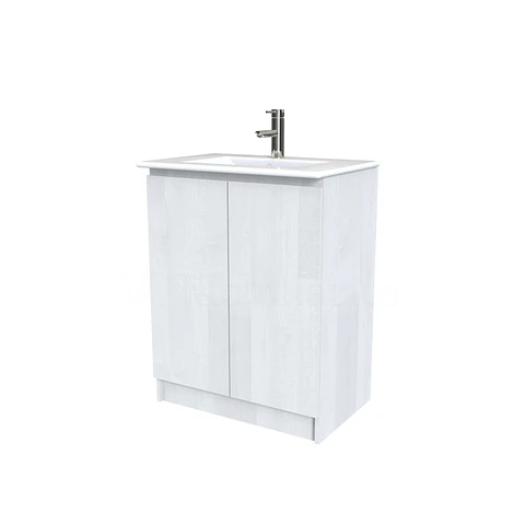 Mueble vanitorio al piso  de 60  cm con cubierta de loza M0-601  / Legno