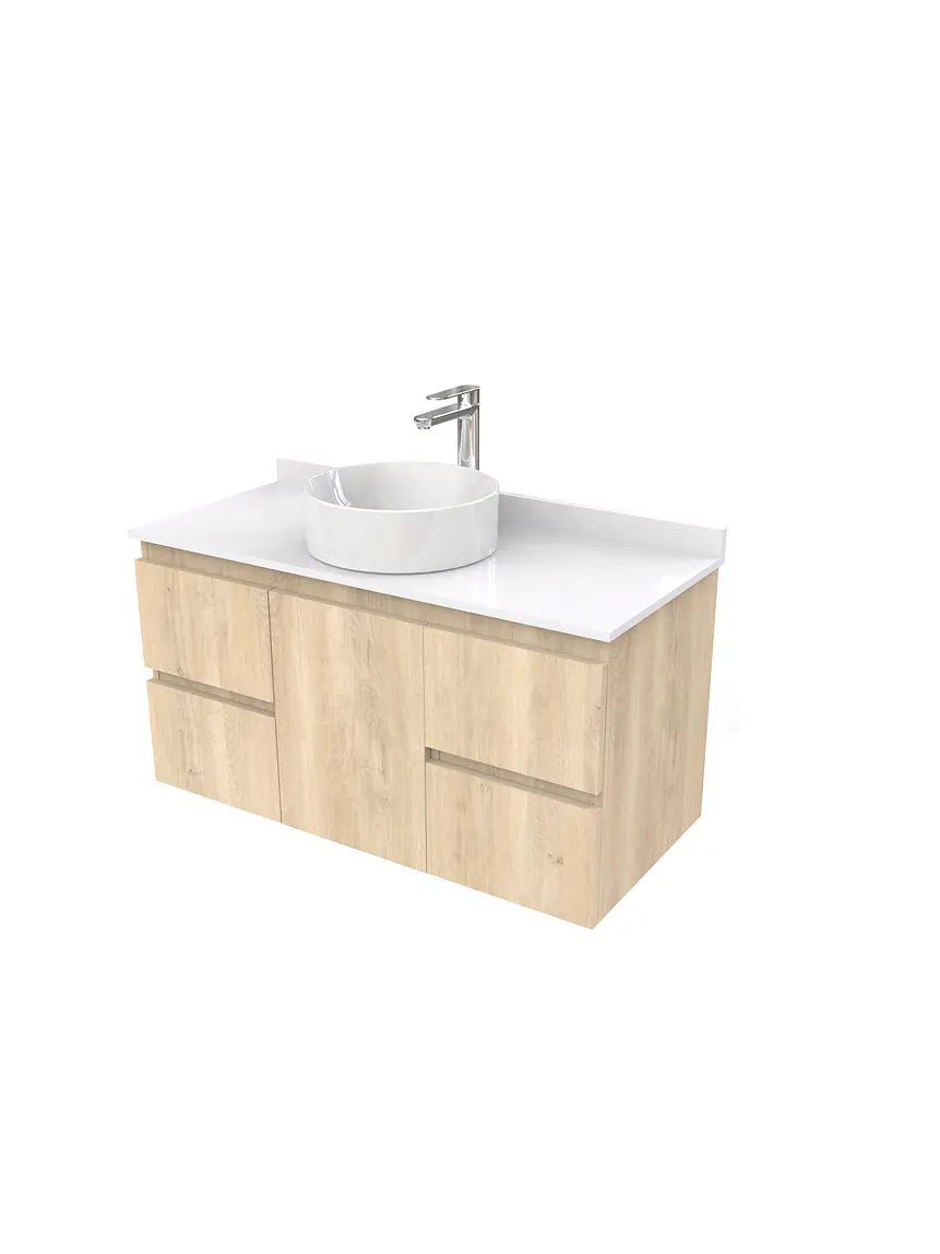 Mueble Vanitorio  para lavamanos sobreponer simple de 90 cm M2-930-SPA / Jerez 1