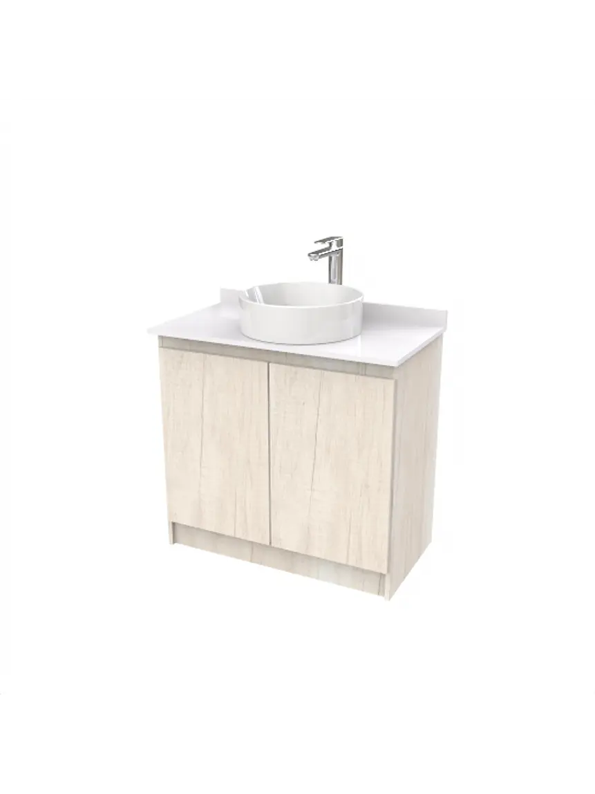 Mueble Vanitorio  al piso para lavamanos sobreponer simple de 80 cm M0-830-SPA / Color A elegir (mueble) 1