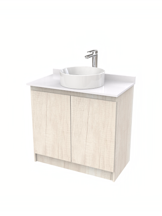 Mueble Vanitorio  al piso para lavamanos sobreponer simple de 80 cm M0-830-SPA / Color A elegir (mueble) 1