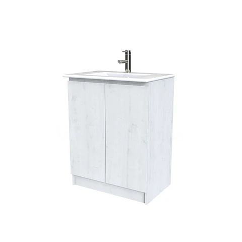 Mueble vanitorio al piso  de 50  cm con cubierta de loza M0-501  / Alaska