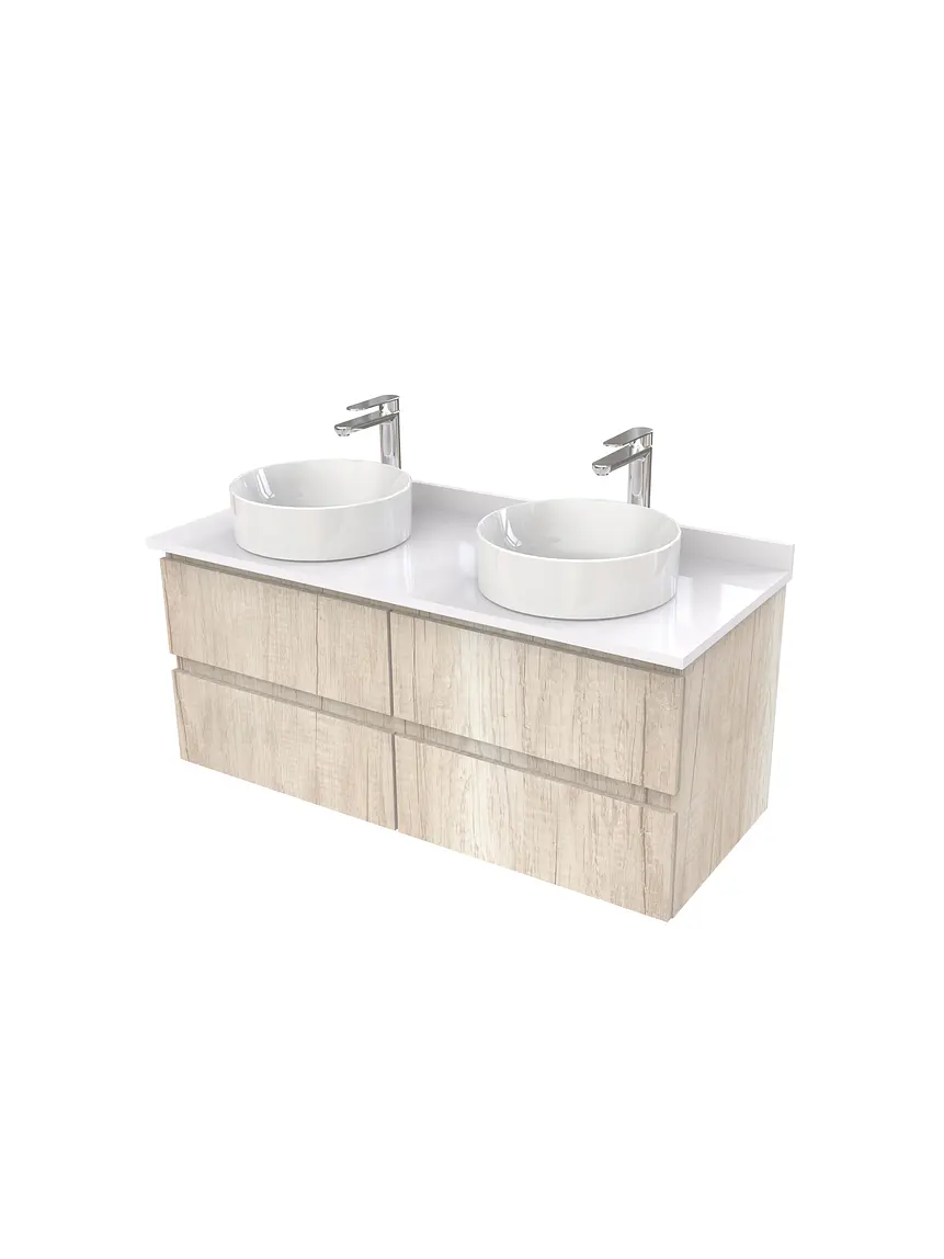Mueble Vanitorio  para lavamanos sobreponer simple de 120 cm M4-1230-SPA / Toscana 1