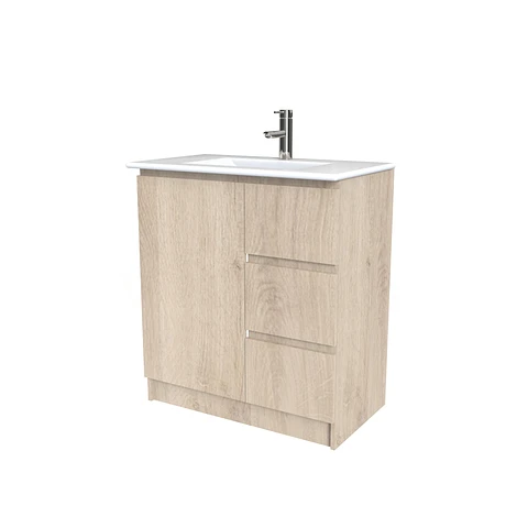 Mueble vanitorio al piso  de 80  cm con cubierta de loza M2-801  / Jerez